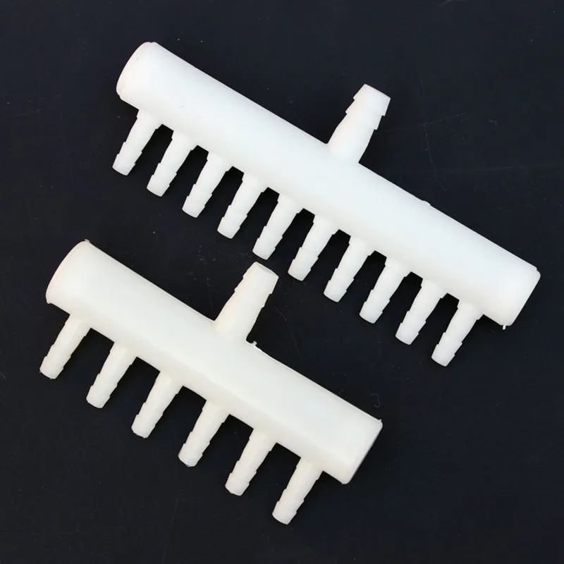 1Pc 4 5 8 12 Way Plastic Aquarium Air Splitter Flow Divider Control Valve Switch Inline Manifold Taps Pump Accessories | Дом и сад