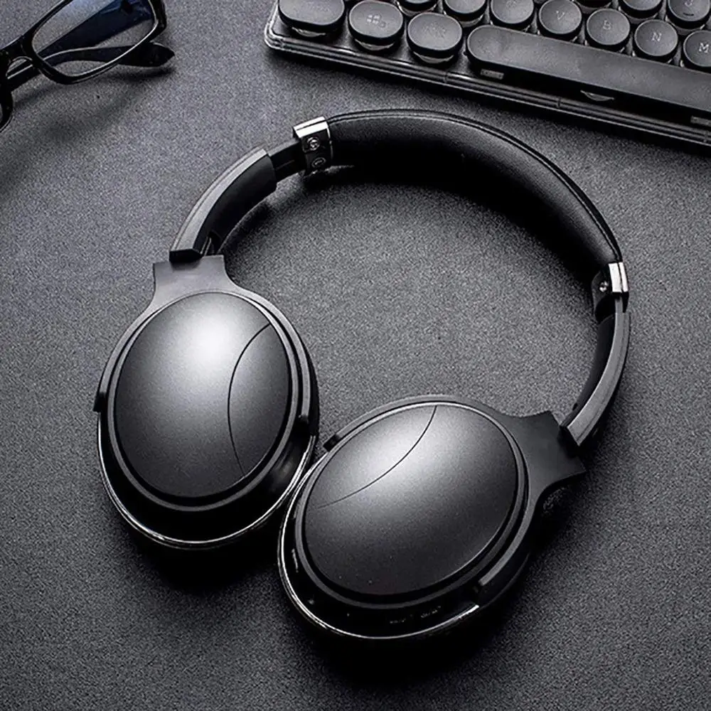 

Fanshu Bluetooth Earphone Light Weight HiFi Wireless Over Ear Gamer Headphone Folding Gaming Headset With Mic for PC Smartphone