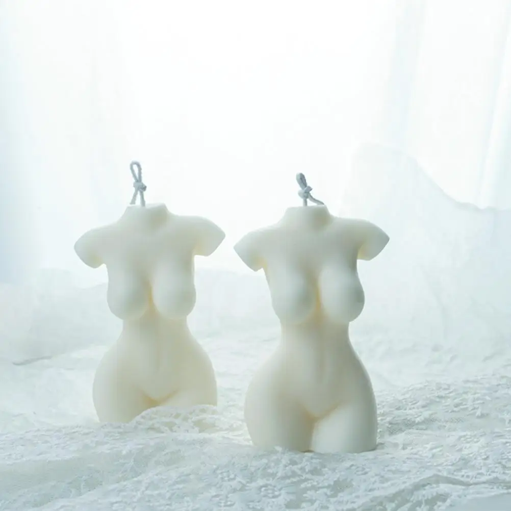 1 шт. Женская Свеча для тела Женский торс искусственный соевый воск