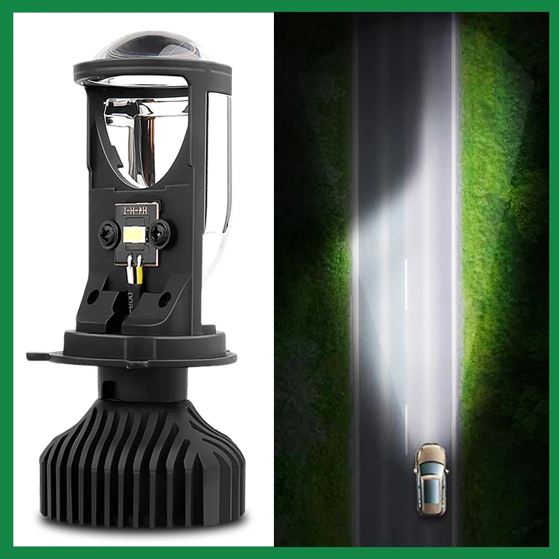 /HL мини линзы светодиодный H4 автомобильные лампы проектор ные фары 12