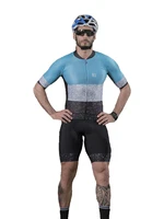kafitt mens blue cycling clothing jersey sets professional bicycle triathlon breathable go pro bib shorts sleeve shirt 20d pad