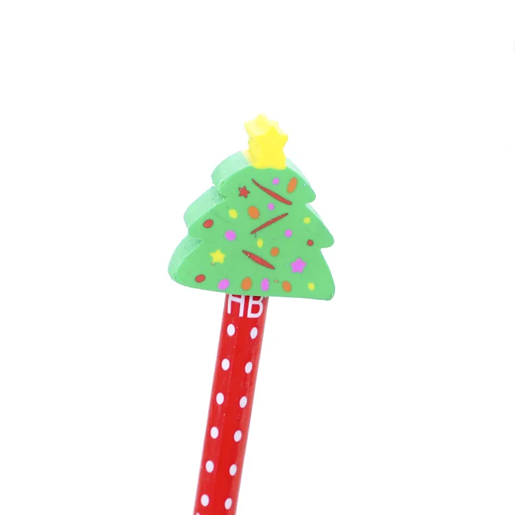 Мультяшные карандаши с рождественской елкой милые чулки ручка для рисования