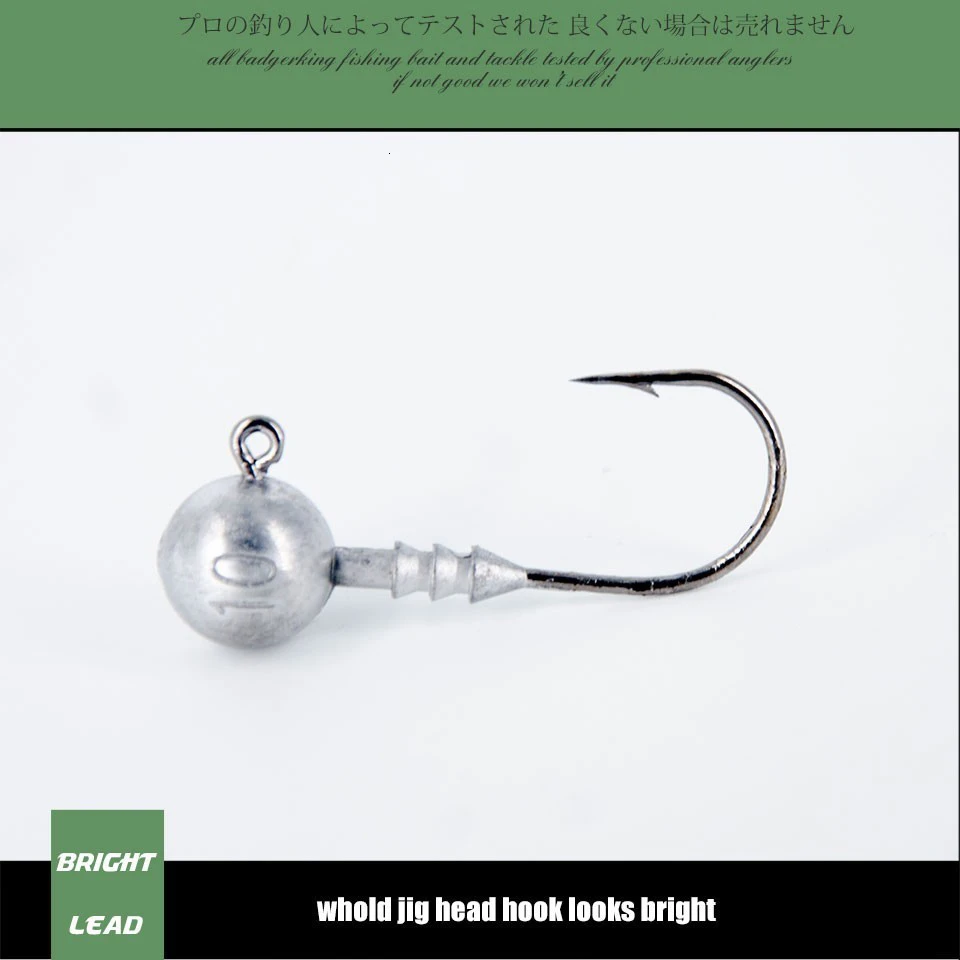 5 шт./лот свинцовая блесна головки Крючки Мягкая приманка комплект рыболовных