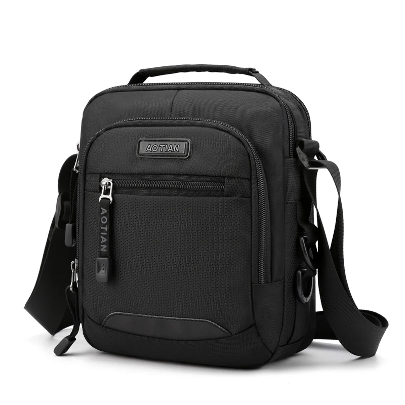 Мужская сумка через плечо AOTIAN нейлоновая сумка-мессенджер для мобильного