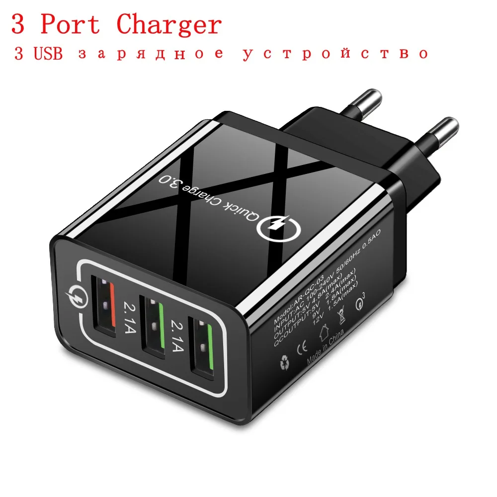 QC3.0 Быстрая зарядка 4,0 3,0 USB зарядное устройство для мобильного телефона быстрое зарядное устройство для samsung Xiaomi huawei для iPhone 11 8 7 планшет настенный адаптер