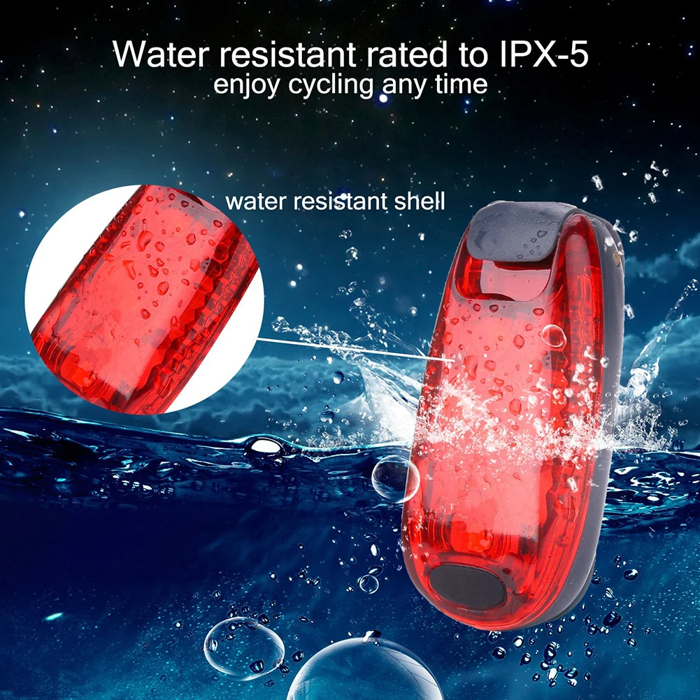 

Multi-function LED Safety Light Clip On Strobe Jogging Running Lights For Runner Bikes Walking Running Night Warning Light Clip