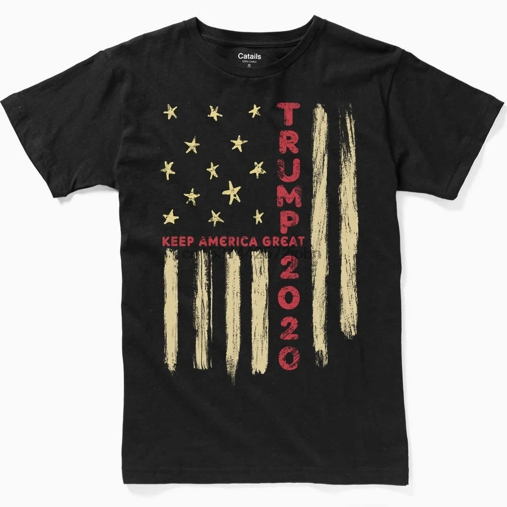 Футболка с надписью Keep America Great избранная футболка изображением Трампа 2020 года