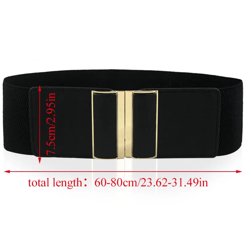 Пояс эластичный Женский 7 5 см широкий|Женские ремни| |