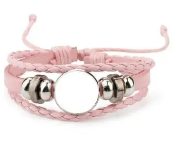 Веревочные браслеты для сублимации модные без рисунка украшения термопечати