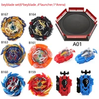 top beyblades burst bey blade toy metal funsion bayblade set arena with launcher plastic box b167 b164 b163 toys for children