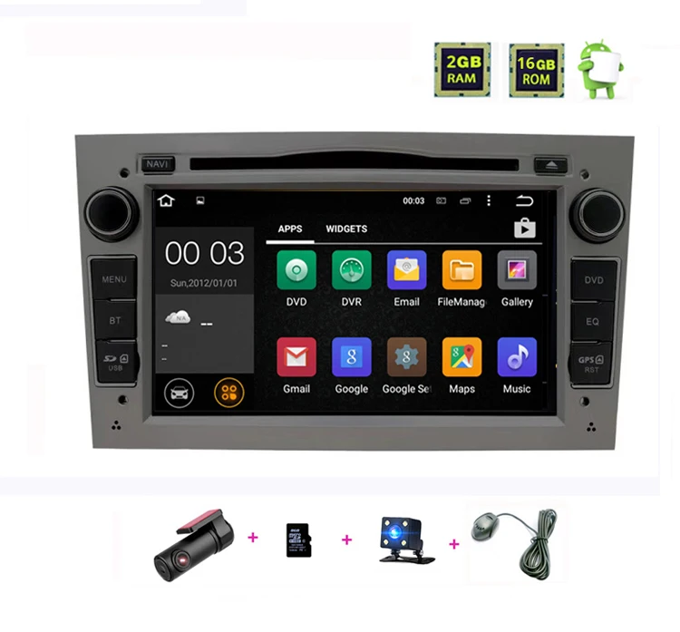Android 9,0 Автомагнитола 2 din DVD gps для Vauxhall Opel Astra H G J Vectra Antara Zafira Corsa Vivaro Meriva Veda 2DIN мультимедиа - Цвет: Gray DC8M