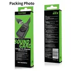 GS3 Виртуальная звуковая карта 7,1 каналов конвертер адаптер внешняя USB 3,5 мм гарнитура стерео для ПК настольного компьютера ноутбука