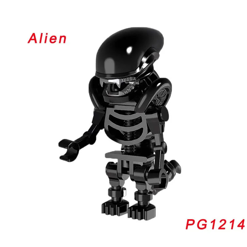 pg1214 Одиночная инопланетянин Хищник мазинкайзер мазингер Z Eva Masked Rider Baltan Seijin Kamen Action Ultraman строительные блоки игрушки - Цвет: pg1214