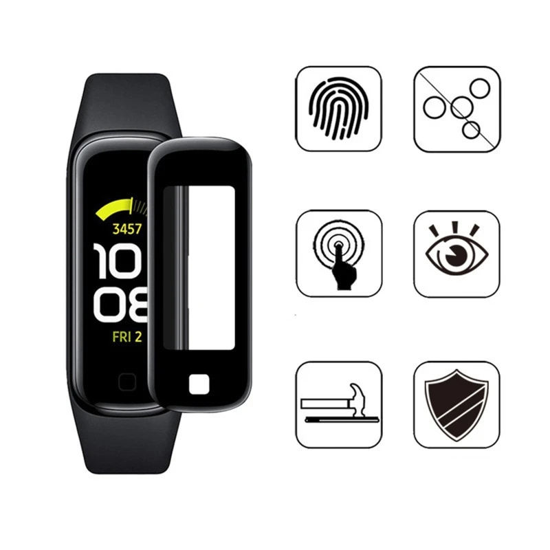 

3Pcs Soft TPU Clear Smartband Protective Film For -Samsung -Galaxy Fit 2 SM-R220 Smart Wristband Fit2 R220 Screen Protec