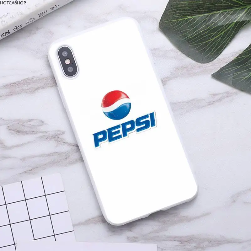 

Cute Cartoo Drink Bottle cola Phone Case for iPhone 11 Pro Max X XR XS 8 7 6s Plus Candy white Silicone Cases