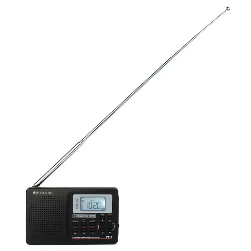 Открытый Портативный Полнодиапазонный FM/SW радио персональный карманный светодиодный стерео радио с подсветкой с наушниками
