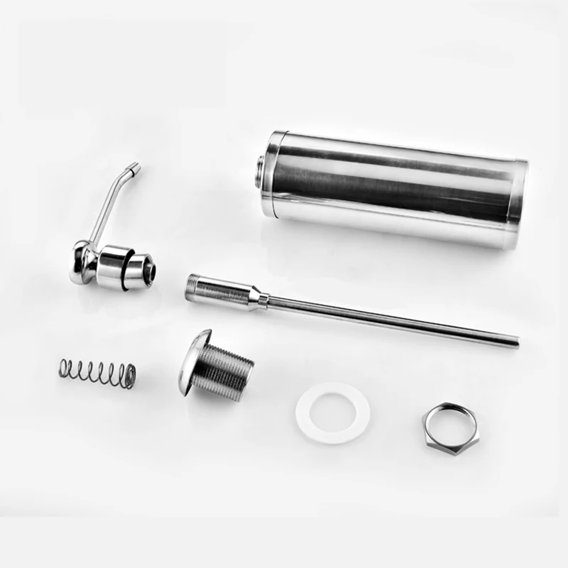 Диспенсер для мыла кухонной раковины ABS пластик встроенный насос лосьона