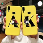 Чехол-накладка для Samsung Galaxy A10S, силикон, ТПУ, с буквами и цветами, SM-A107F