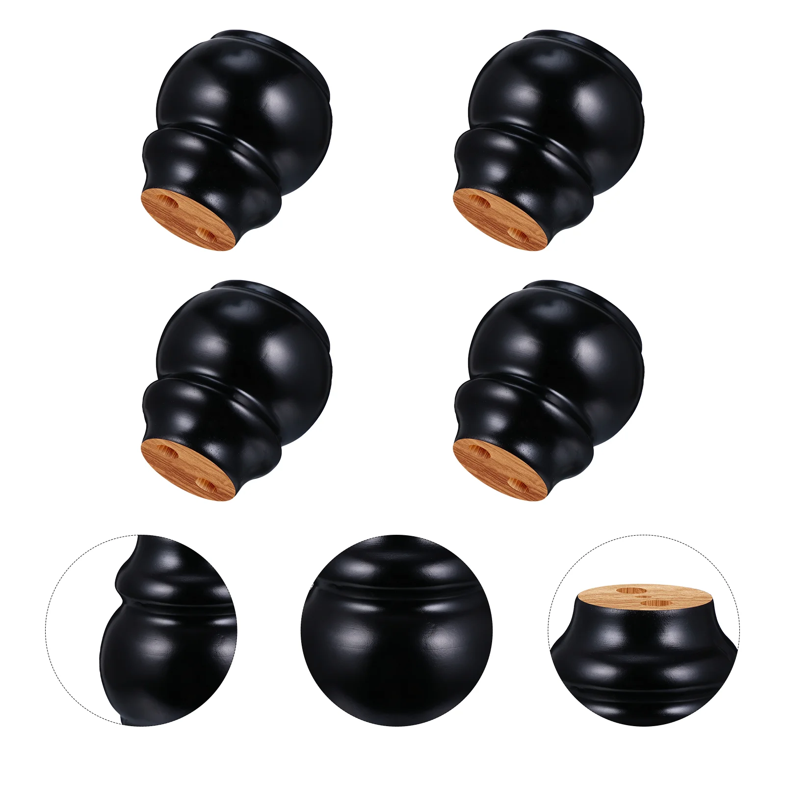 

4 Pcs Wood Furniture Legs Dresser Legs Sofa Replacement Legs Armchair Legs