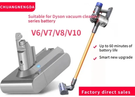 21 6 V 6000 мАч литий ионная Расширенная Батарея для Dyson Li Ion вакуум уборщик SV09 SV07 SV03 DC58