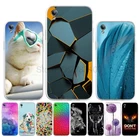 Мягкий силиконовый чехол из ТПУ для Vivo Y91C Y90 1908 1823 6,22 дюйма, задняя крышка для телефона Etui, милый мультяшный противоударный бампер