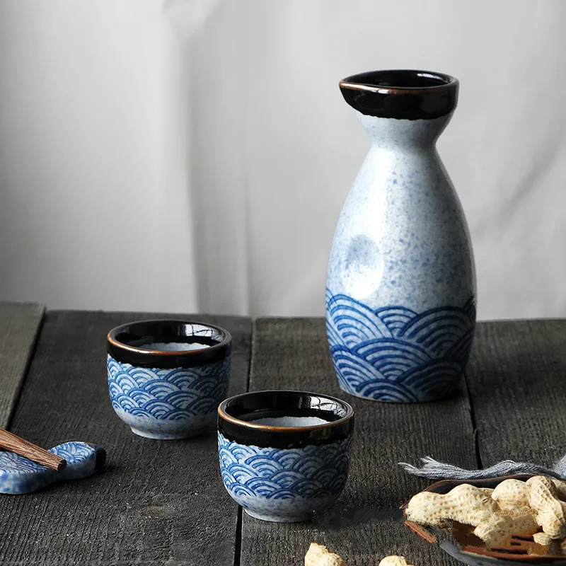 Керамическая чашка для сакэ 40 мл 240 кастрюля в японском стиле набор Haibo винный