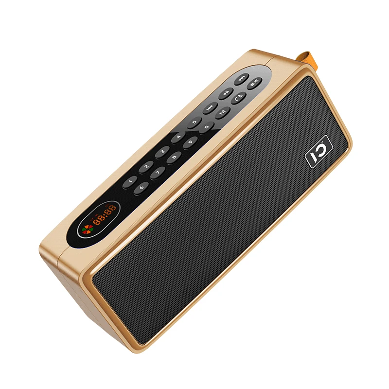24 Вт FM приемник Портативный USB TF карта AUX U диск Радио MP3 Shidu S208 музыкальный плеер