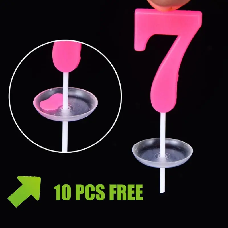 SJ номер Силиконовые свечи формы для DIY ручной работы День рождения с цифрами на