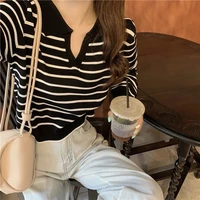 cheap wholesale 2021 summer autumn new fashion casual woman t shirt lady women tops female vintage long sleeve ay0713