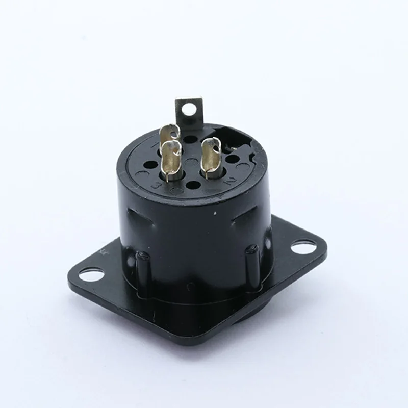 Высокое качество XLR Разъем черный покрытием 3pin XLR Женский Разъем Панель Крепление разъем аудио разъем динамик разъем