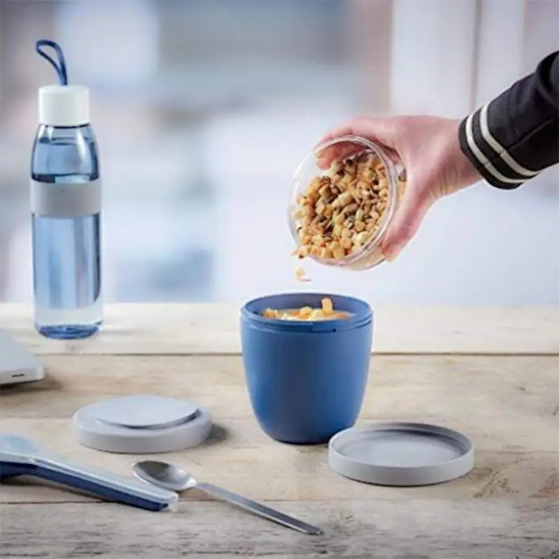 

Portable Lunch Box Wheat Straw Lunch Box Breakfast Lunch Drink Porridge Cup Soup Cans Breathable Sealed Soup Cup For Kid Travel