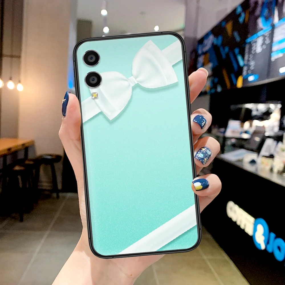 

Fashion Tiffanyer Blue Phone Case For Huawei Honor 6A 7A 7C 8 8A 8X 9 9X 10 10i 20 Lite Pro Play black Bumper Pretty Cover