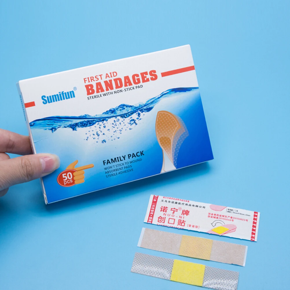 New 50 шт./кор. бандаж первой помощи кровоостанавливающее средство одноразовый