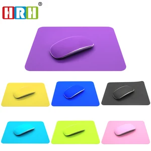 Силиконовый коврик для мыши HRH 2 в 1, чехол для мыши, настольный коврик для геймеров Apple Macbook, оптическая защитная пленка для лазерной мыши