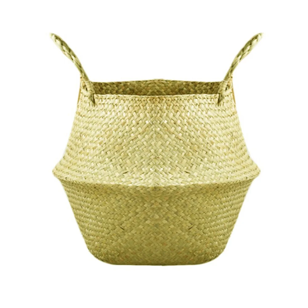 

Environmental friendly Flower Basket Multi-purpose Organizer Foldable Woven