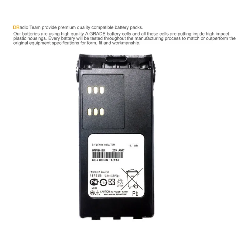 Литий-ионный аккумулятор hn9013d 7 4 В 2000 мАч для рации Motorola Pro5150 HT750 HT1550 GP140 GP320 GP328 GP338