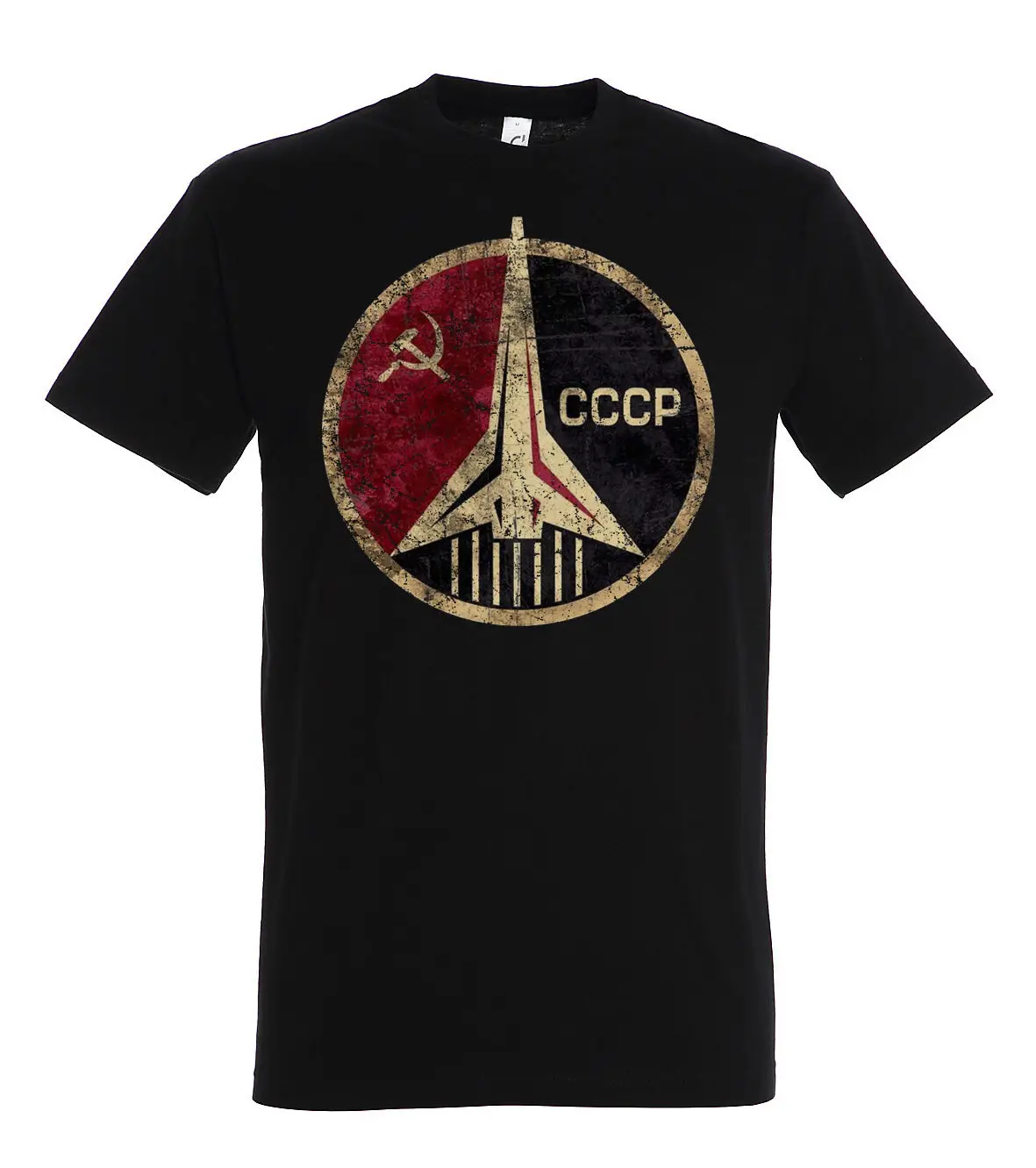 Купи CCCP Soviet Union Communism USSR Carrier Rocket Aviation T-Shirt Summer Cotton Short Sleeve O-Neck Men's T Shirt New S-3XL за 536 рублей в магазине AliExpress