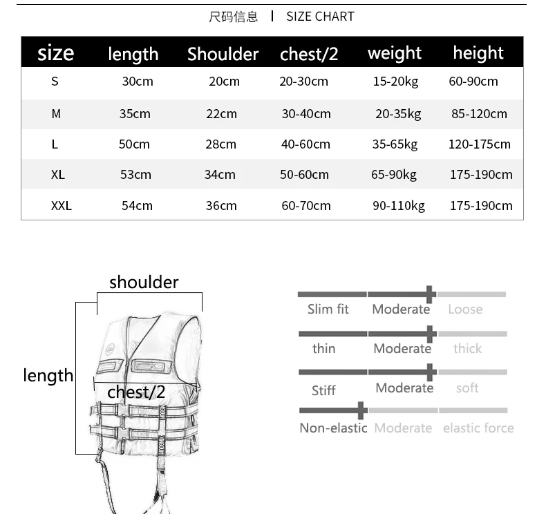 Owlwin жизнь спасательный жилет куртка рыбалка Рок большой плавучесть для взрослых