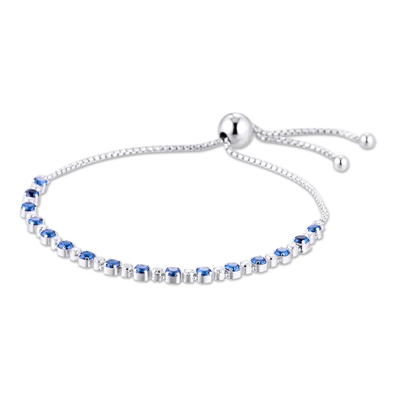 

CKK Bracelet Midnight Blue Slider Bracelets for Women Pulseira Feminina Masculina Pulseras Mujer Silver 925 Sterling jewelry