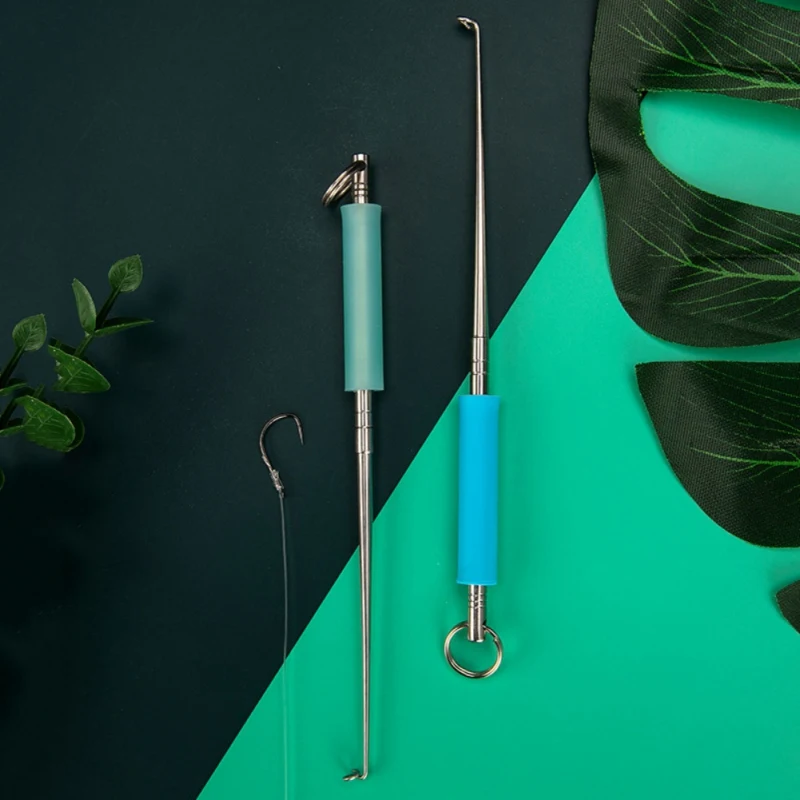 Нержавеющая сталь безопасный экстрактор рыболовный крючок Съемник быстрое