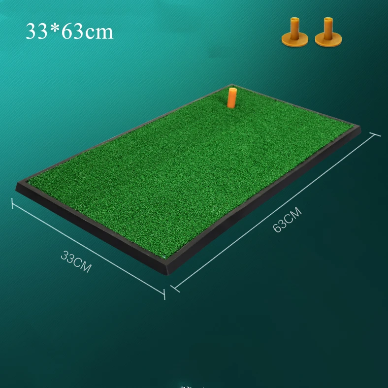 33x63 см дворе гольф тренировочный коврик 2 Стиль трава тяжелые сочетается с