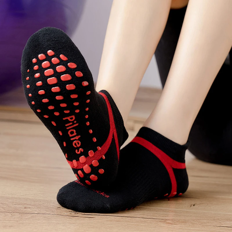 

Anti-slip Yoga Socks Ladies Fitness Pilates Socks For Women Professional Dance Ballet Cotton Socks for Gym