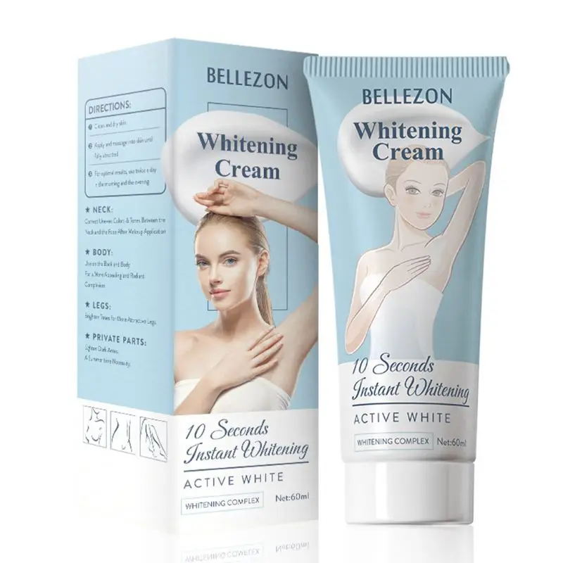 

60ml Women Underarm Whitening Cream Armpit Leg Knee Private Parts Bleach Lotion