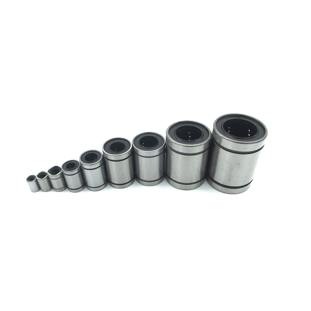 

10PCS/lot LM8UU 8mm LM3UU LM4UU LM5UU LM6UU LM10UU LM12UU LM16UU LM20UU linear bushing CNC Bearing for rod Liner shaft Parts