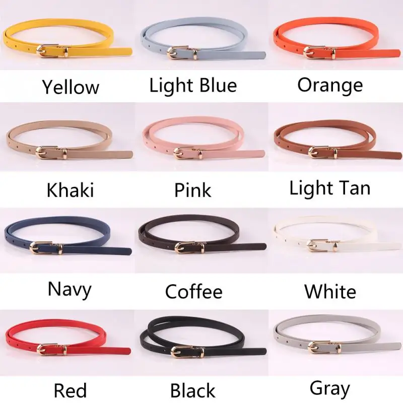 Женский ремень подходит ко всему пояс с декоративной пряжкой из искусственной