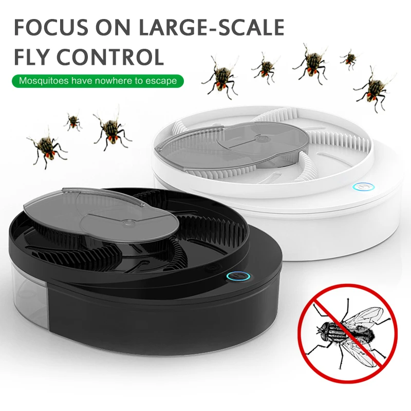 

USB Electric Auto Flycatcher Fly Trap Pest Reject Control Catcher Mosquito Home Trapping Fly Artifact Household Use