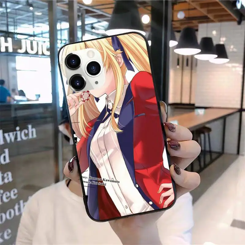 

Kakegurui Jabami Yumeko Anime Phone Case for iPhone 11 12 mini pro XS MAX 8 7 6 6S Plus X 5S SE 2020 XR