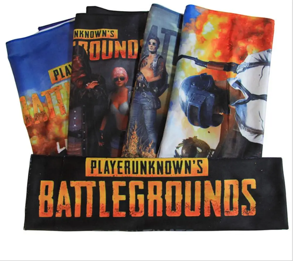 Полотенце PLAYERUNKNOWN'S BATTLEGROUNDS длинное Новое спортивное полотенце с принтом банное