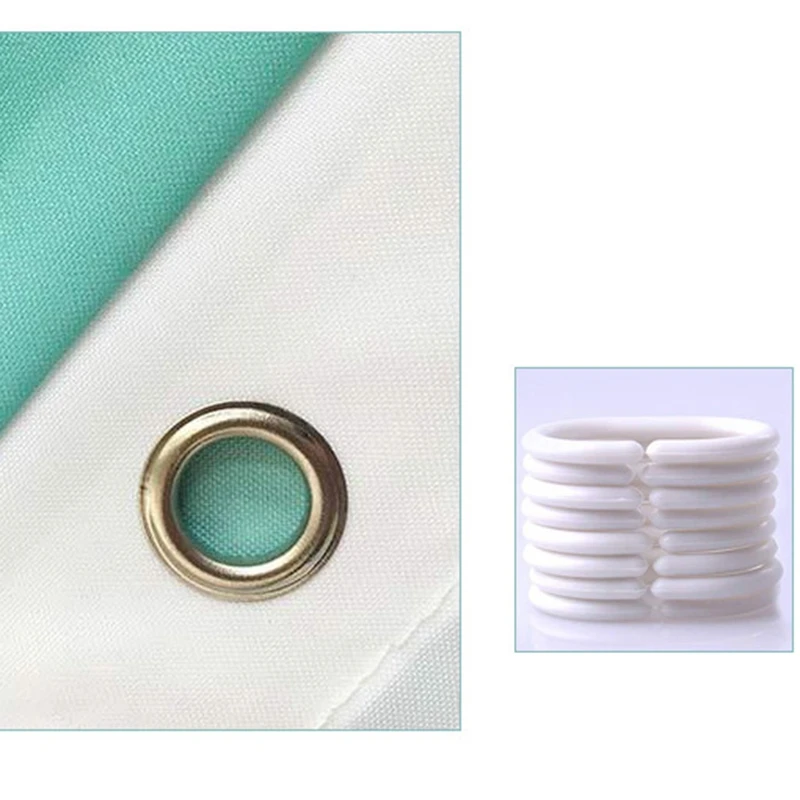 Водонепроницаемая занавеска для ванной 3D душа из полиэстера с принтом