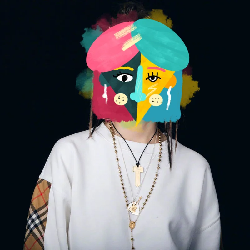 Kemstone Yibo Same Style Guitar Music Pendant Gold Silver Plated Necklace for Women Mens Hip Hop Stainless Steel Jewelry Gift | Украшения и